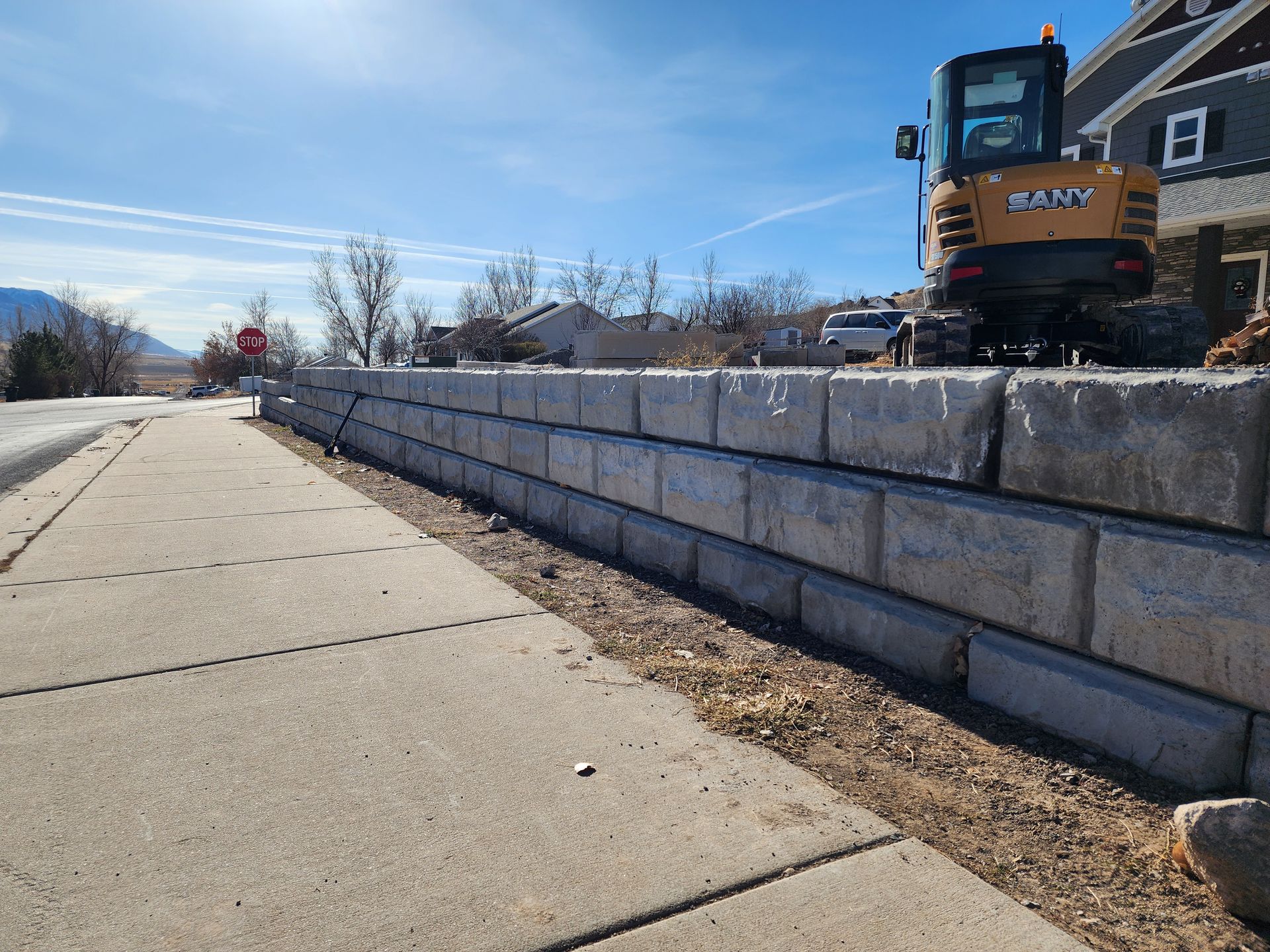 Commercial site development and mass grading project in Utah