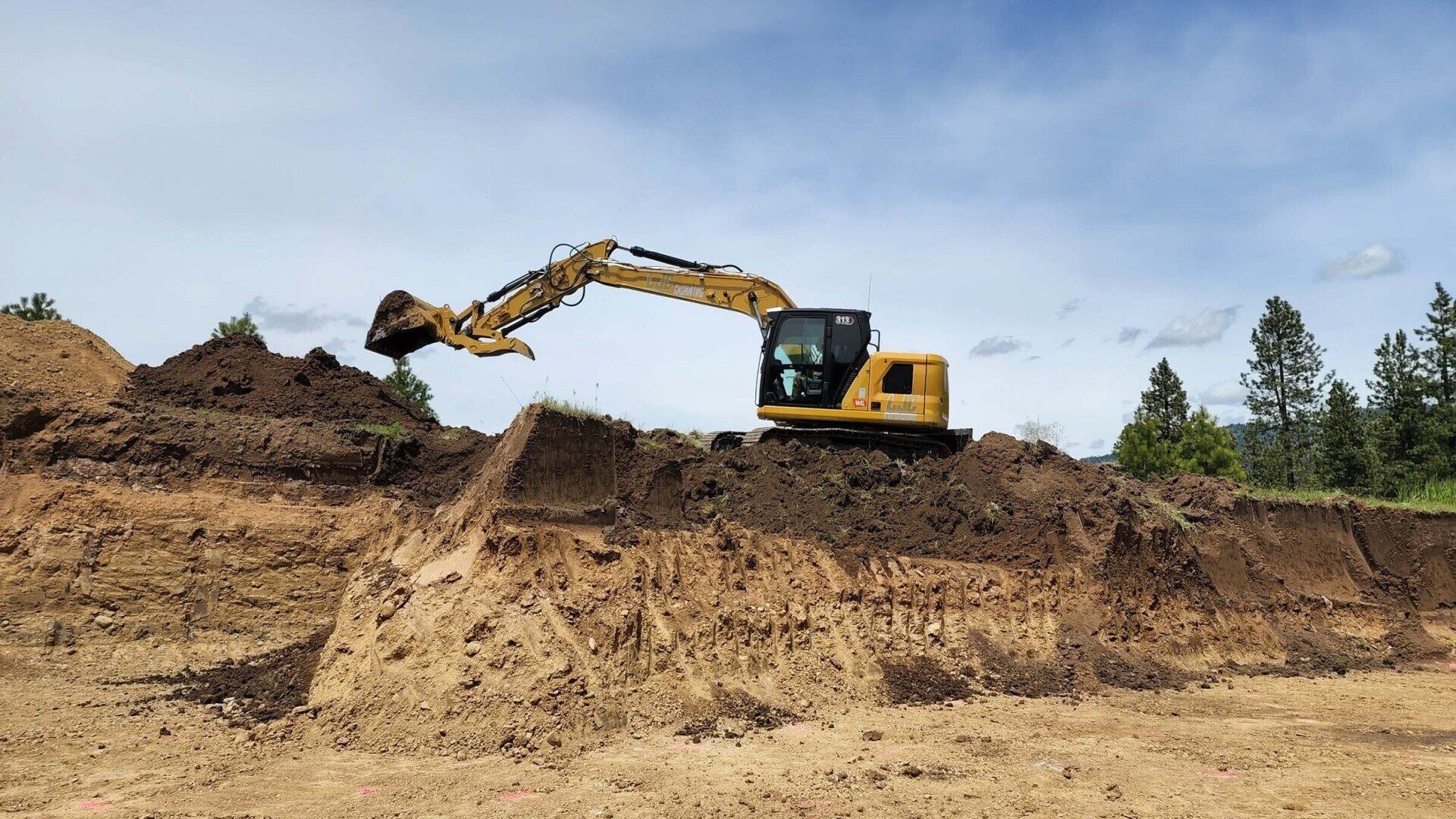 Precision foundation excavation for residential construction